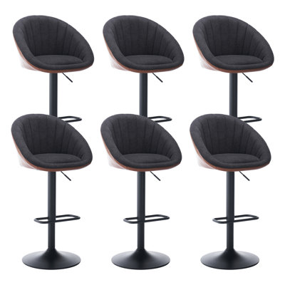 Modern Adjustable Height Swivel Barstool