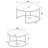 Lainey 2-piece Round Nesting Coffee Table Mango-649372379