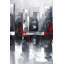 Paysage urbain abstrait - Art sur toile encadré pour la décoration intérieure-120127507