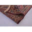 Tapis en laine rouge/bleu/beige 3 pi 3 po x 4 pi 11 po one-of-kind-noué la main
