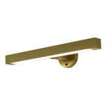 4-Light Satin Brass Wall Sconce With A White Frosted Acrylic Diffuser