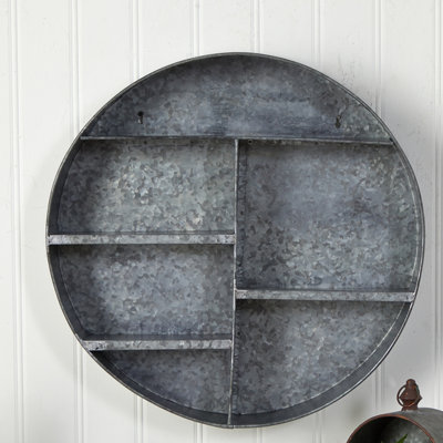 Athalia 4 Piece Circle Metal Floating Shelf