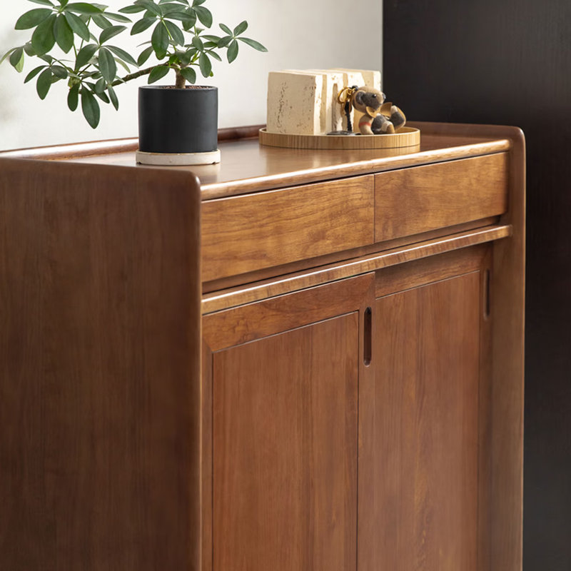 Armoire à chaussures de style nordique avec rangement rétro