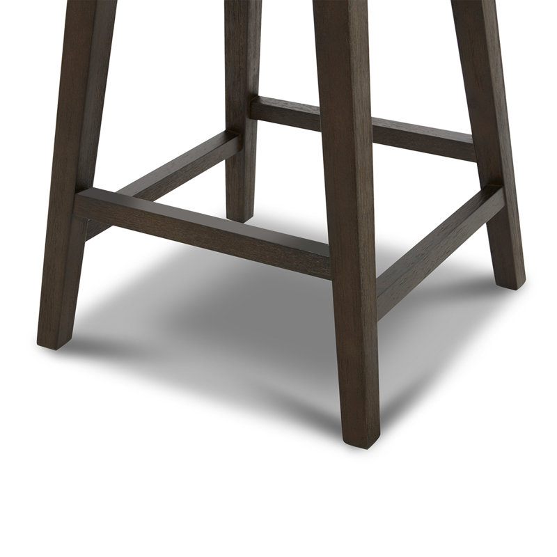 Shurma Swivel Upholstered Counter Stool, Charcoal