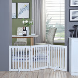 Renn Wood Free Standing Pet Gate with a Pair of Support Feet