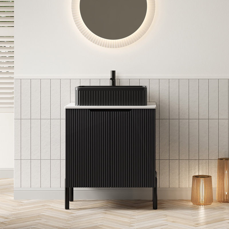 24" Bathroom Vanity With Sink