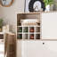 Robena 8 Bottle Tabletop/Countertop Wine Bottle Rack in White