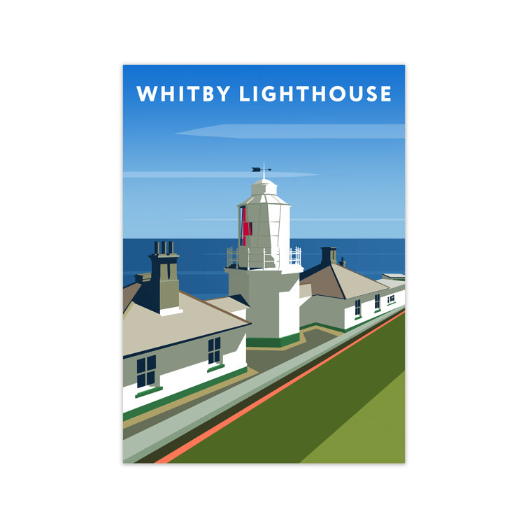 Whitby Lighthouse by Richard O'Neill - Print
