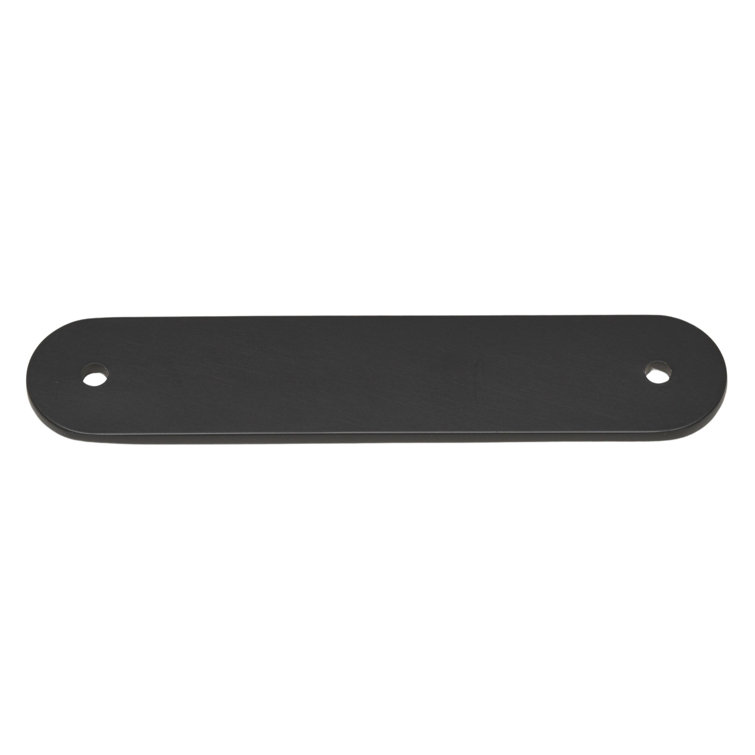 GlideRite Hardware 4-3/4 in. Rounded Backplate 3-3/4 in. Centre to Centre, 5343-96