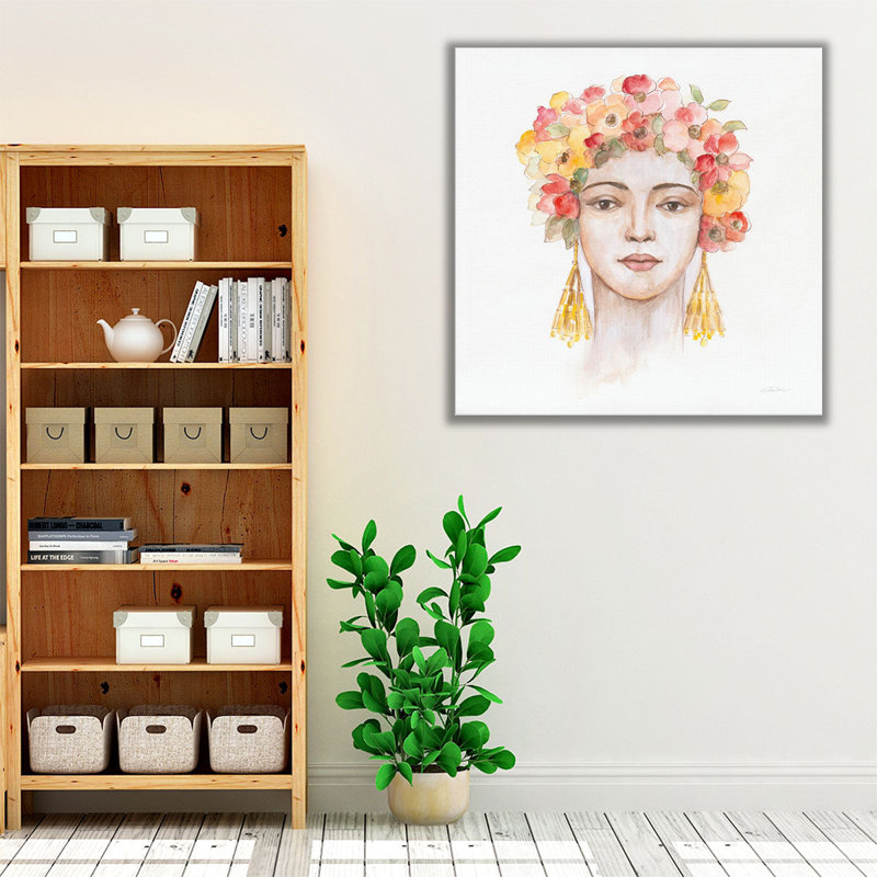 International Woman IV - reproduction d'art sur toile, H 40 po x l 40 po
