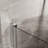 Semi- Shower Pivot Door, 34"x72", 1/4" Tempered Glass, , 180° Rotatable, Waterproof Seals 34"x72" Glass , Semi-, 90° Door Opening,-118162865