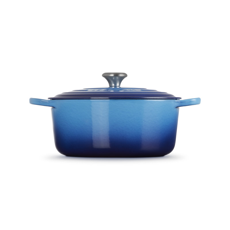 Le Creuset Cast Iron Round Casserole, Azure, 28cm / 6.7L