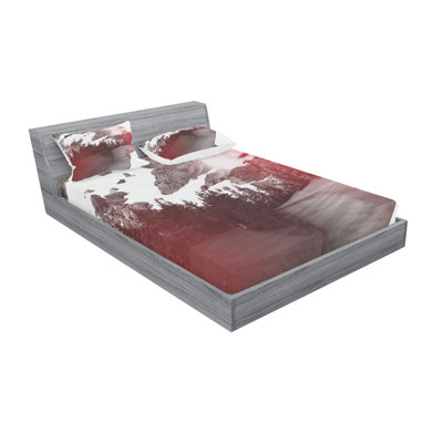 Microfiber Floral Sheet Set