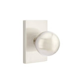 Passage Orb Knob with Rectangular Rosette