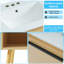 Meuble-lavabo multifonctionnel 24 po avec tiroir 24 po