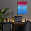 Art mural en acrylique, "12" x 16 "," Gently Oppose 2 "par Renee Kaelber