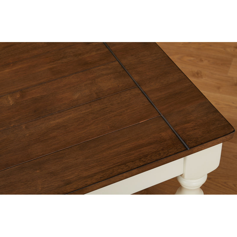 Pollmann Solid Wood Top Four Leg Dining Set