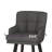 26''H Upholstered 360°Swivel Counter Height Bar Stools, Wood Legs Kitchen Island Chairs-2106507577-2106701522