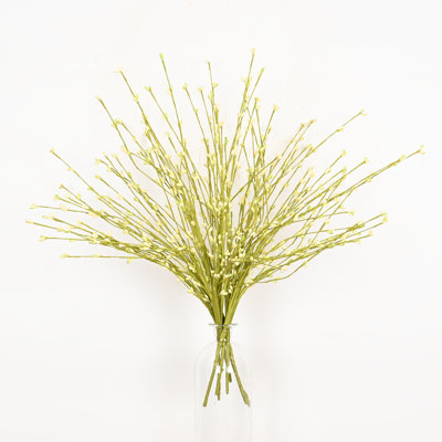 20" Artificial Berry Branch For Vase Filler, Spring Summer Farmhouse Long Stem For Wedding Party Home Office Table Centerpiece Shelf Decorations, Set Of 12