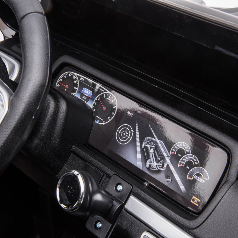 Black 24V Mercedes G63 Ride-On Car with Remote Control