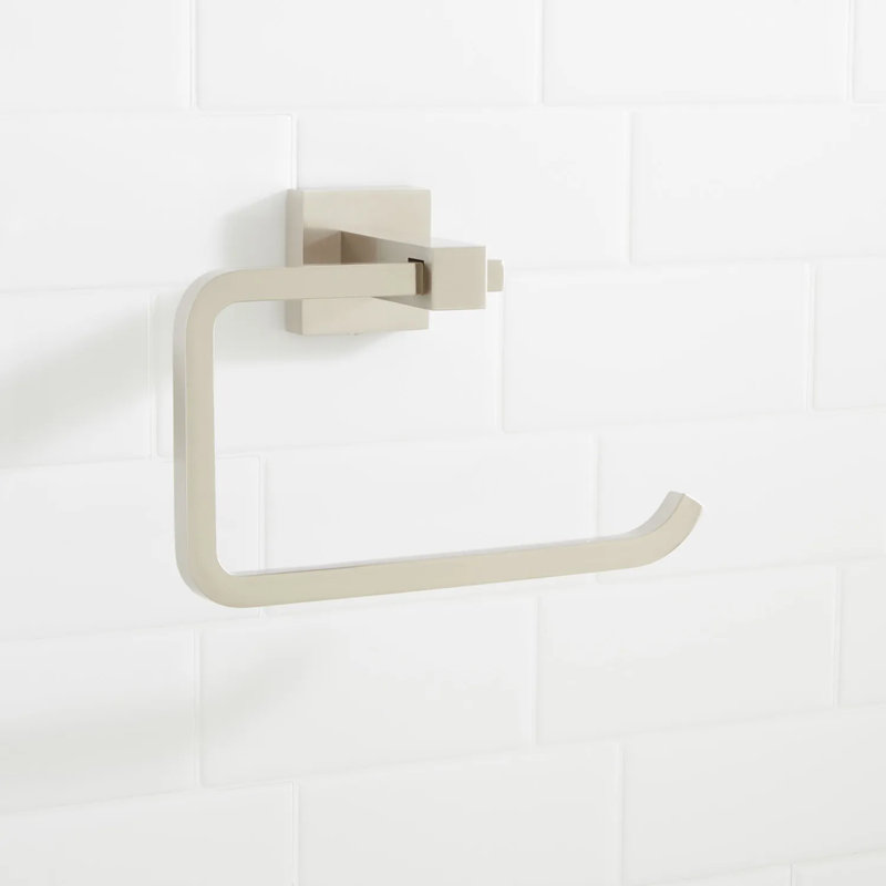 Albury Collection Wall-Mount Toilet Paper Holder, Brushed Nickel
