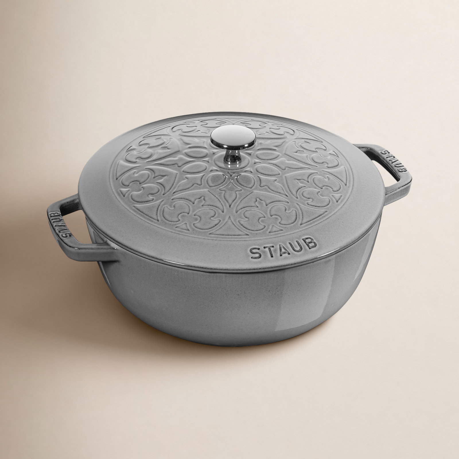 Enameled Cast Iron Braiser, Graphite Gray