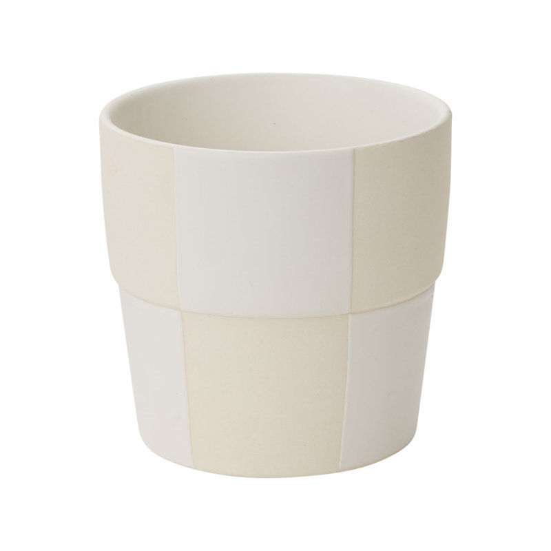 Pot à fleur en céramique Reggie, H 3,25 po x l 3,25 po x P 3,25 po