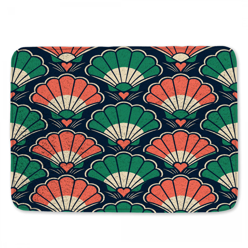 Tapis de bain Art Deco, 24in W x 17in L