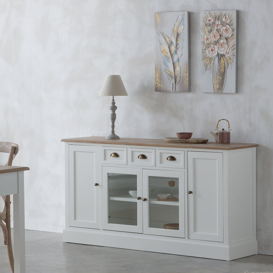 Garon 150 Cm Wide 3 Drawer Sideboard