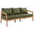 Dark Green Cushion/Natural Frame is out of stock