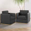  Fauteuil demi-tonneau de qualité supérieure Ebern Designs-784080940