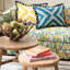 Arrows Linen Embroidered Decorative Pillow-2077692143-2043541352