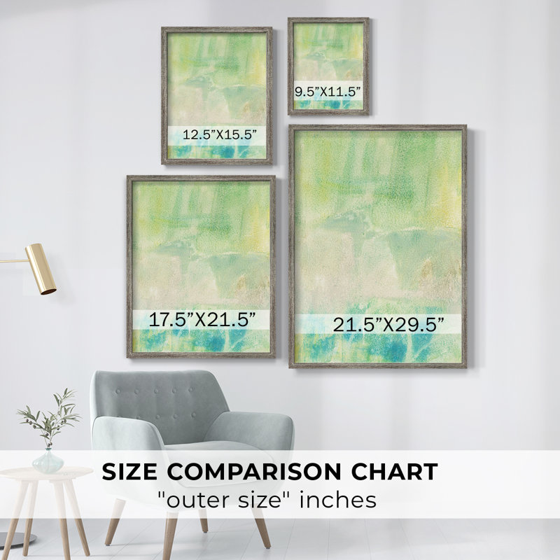 Serus I Framed Print - Solid Wood, 11" H x 9" W
