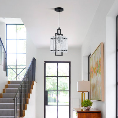 Water Ripple Glass Kitchen Island Pendant Lights