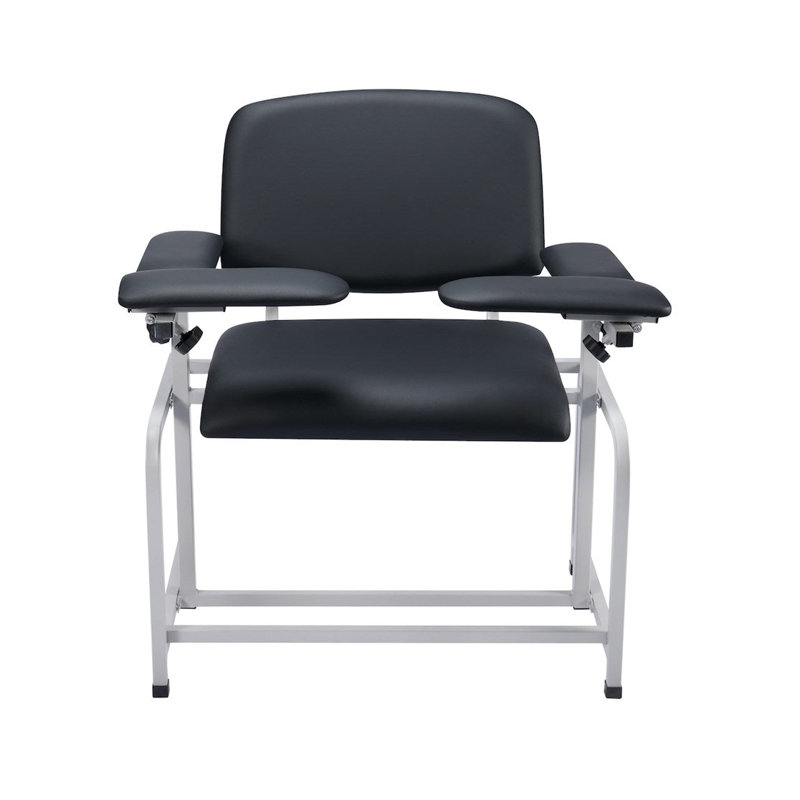 Bariatric Padded Blood Drawing Chair, Black