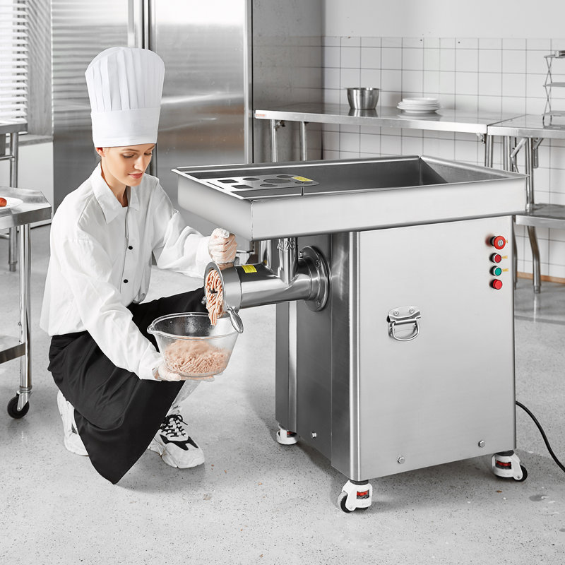 Commercial Electric Meat Grinder 36.7 Lbs/Min Industrial Cabinet Grinder