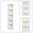 White Corner Shelf Unit, 75.25” H Triangle Shaped Freestanding Corner Cabinet with Adjustable Shelves for Living Room, Bedroom, Kitchen
