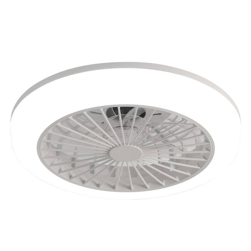 Ventilateur de plafond fermé 18 pouces avec lumière et télécommande