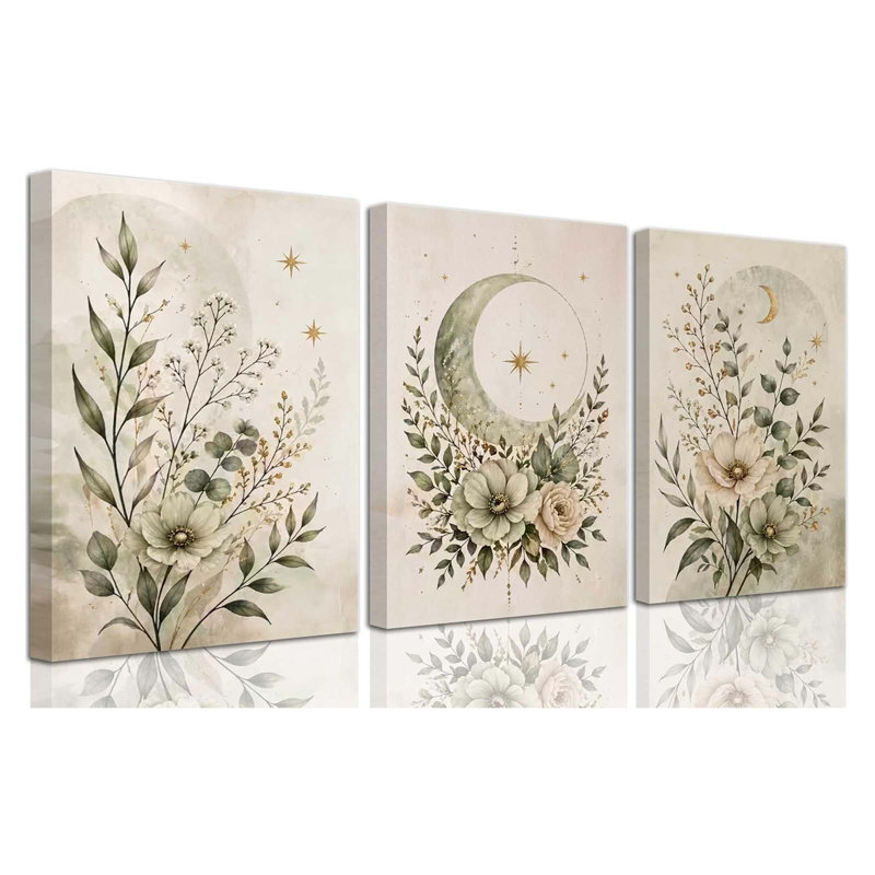 3 Piece Wrapped Canvas Wall Art