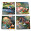 Sous-verre en verre wonderland disney alice