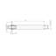 Metro 2-3 Way Thermostatic Trim Complete Shower Set - Ceiling Mount - 8" Brass-791922214