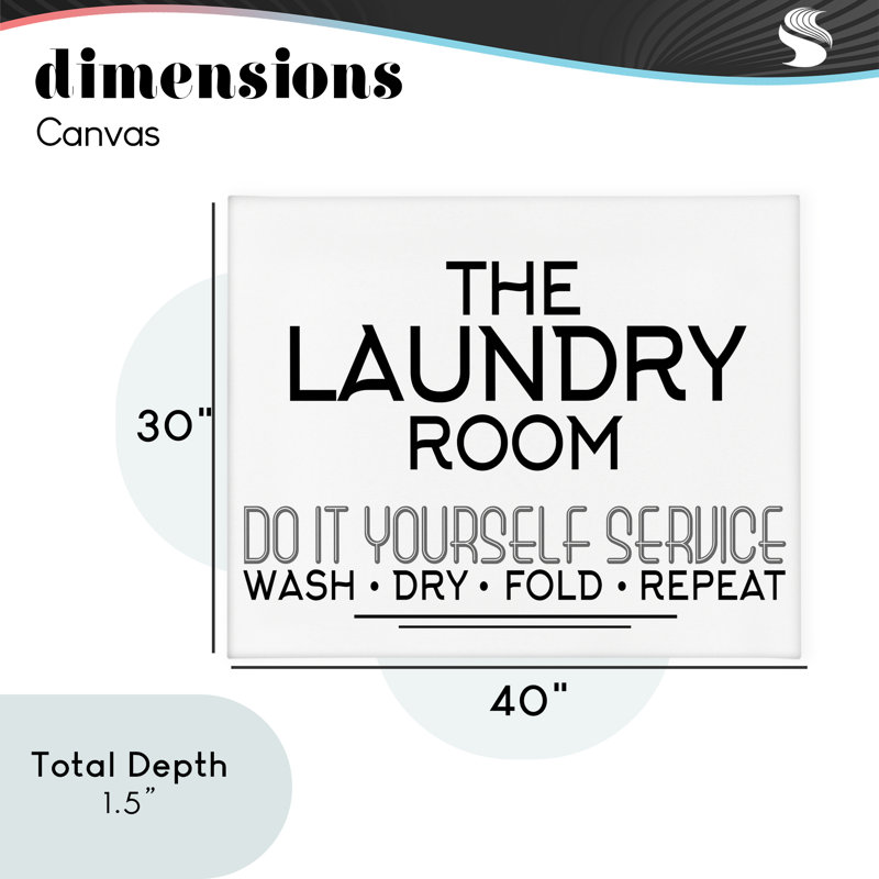 Toile minimale Do Do Yourself Laundry, design par Kim Allen
