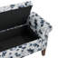 Banc de rangement avec accoudoirs roulés Wallen