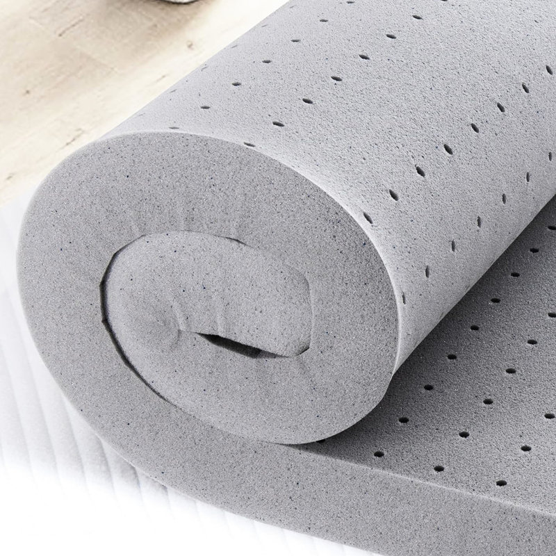 2 pouces - très grand matelas avec mousse à mémoire de forme pour le soulagement et la circulation de l'air, idéal matelas rafraîchissant et confortable