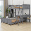 Lit superposé en bois Icaro avec bureau et tiroirs, échelle-912730969-912730966