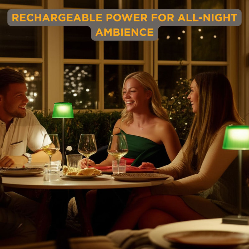Lampe de table Abbott, Vert