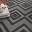Tapis intérieur / extérieur gris anthracite / noir Foundry Select-1435624788