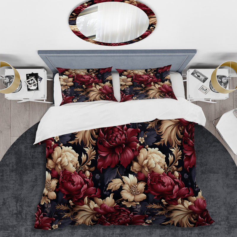 Ensemble de housse de couette Regency, Housse de couette simple + 1 taie décorative stan