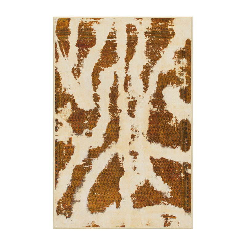 Abstract Indoor Rug, Rectangle 2' x 3'