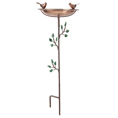 Doxey Copper Single Tier Birdbath